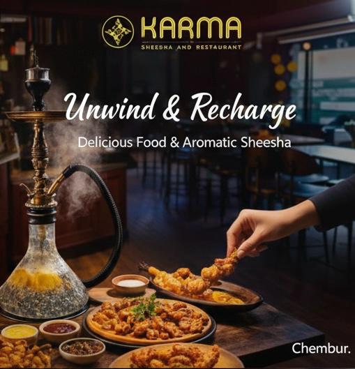 Best Sheesha in Chembur Mumbai Karma Sheesha Restaurant