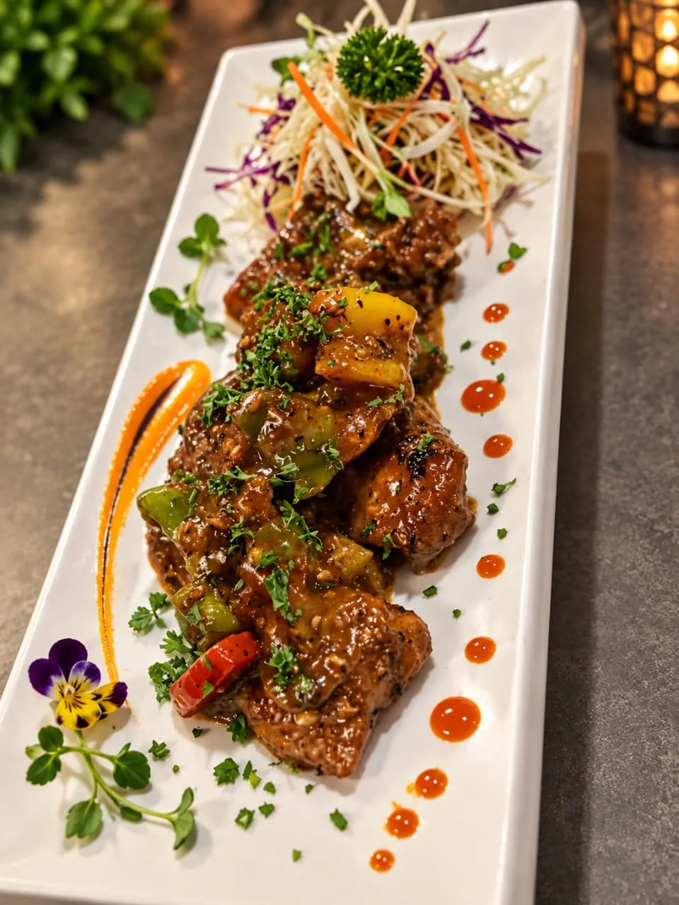 Crispy starter at Karma Sheesha & Restaurant in Chembur
